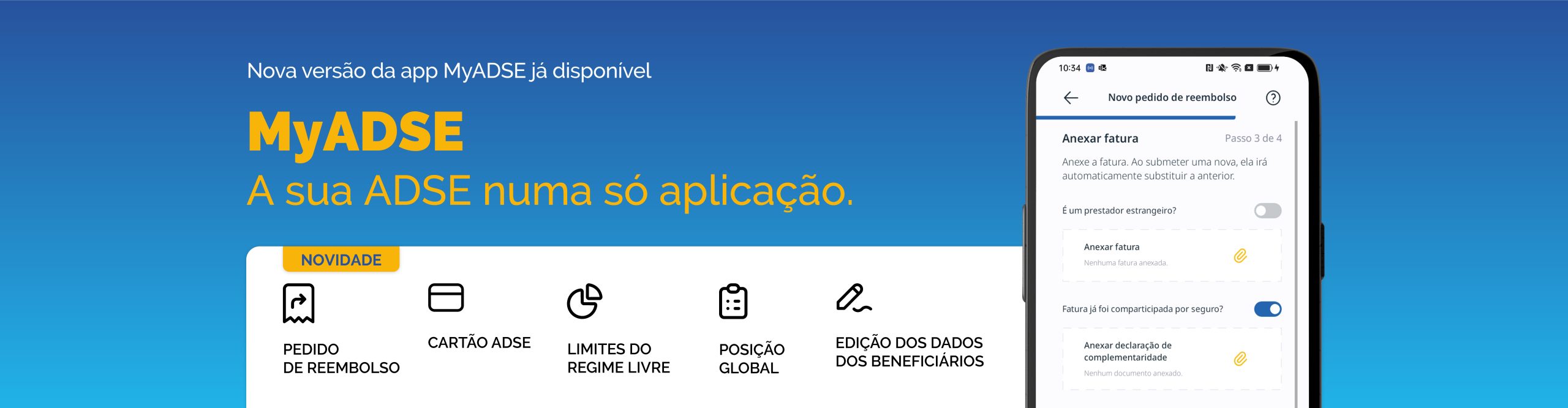 Imagem da Nova versāo da app MyADSE já disponível
