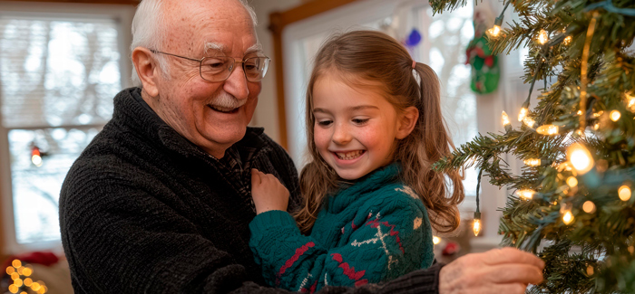 Melhor do que dar presentes, é estar presente!